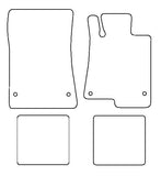 Mercedes SLK / SLC R172 2011-2020 Tailored VS Rubber Car Mats