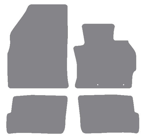 Mitsubishi Mirage 2013 onwards Grey Premium Carpet Tailored Car Mats NV HITECH