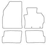 Mitsubishi Mirage 2013 onwards Tailored VS Rubber Car Mats