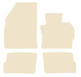 Mitsubishi Mirage 2013 onwards Beige Luxury Velour Tailored Car Mats NV HITECH