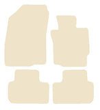 Mitsubishi ASX Automatic 2010 onwards Beige Luxury Velour Tailored Car Mats NV HITECH