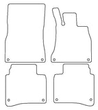Mercedes S Class W222 Saloon LWB 2013-2020 Tailored VS Rubber Car Mats