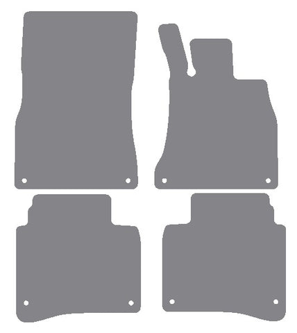 Mercedes S Class (W222) Saloon LWB 2013-2020 Grey Premium Carpet Tailored Car Mats NV HITECH