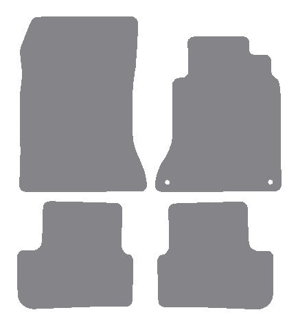 Mercedes CLA (C117) 2013-2019 Grey Premium Carpet Tailored Car Mats NV HITECH