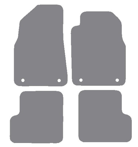 MG MG3 2013 onwards Grey Premium Carpet Tailored Car Mats NV HITECH