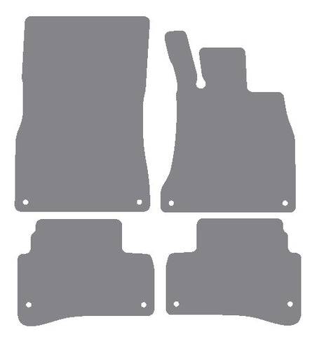 Mercedes S Class (W222) Saloon SWB 2013-2020 Grey Premium Carpet Tailored Car Mats NV HITECH