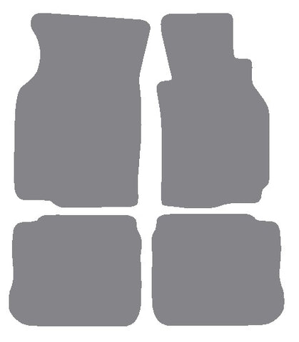 Mitsubishi Evo 4-5 1997-1999 Grey Premium Carpet Tailored Car Mats NV HITECH