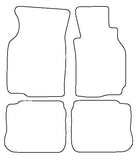Mitsubishi Evo 4-5 1997-1999 Tailored VS Rubber Car Mats