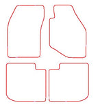 Mitsubishi Evo 1-2-3 1992-1996 Tailored VS Rubber Car Mats