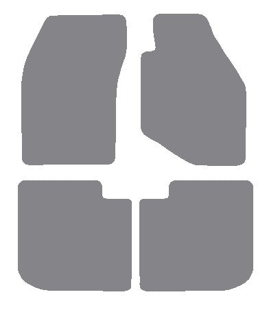 Mitsubishi Evo 1-2-3 1992-1996 Grey Premium Carpet Tailored Car Mats NV HITECH