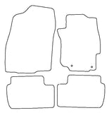 Mitsubishi Evo 10 SST Automatic 2007-2016 Tailored VS Rubber Car Mats