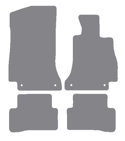 Mercedes C Class (W205) Saloon / Estate 2015-2021 Grey Premium Carpet Tailored Car Mats NV HITECH