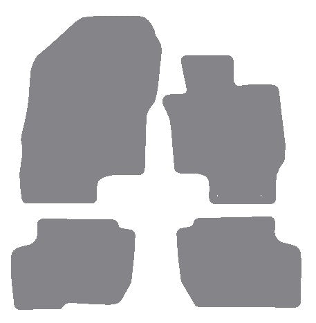 Mitsubishi Outlander Phev GX5 2014 onwards Grey Premium Carpet Tailored Car Mats NV HITECH