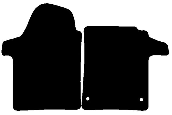 Mercedes Vito Van 2014 onwards Black Premium Carpet Tailored Van Mats HITECH