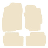 Mitsubishi Evo 10 Manual 2007-2016 Beige Luxury Velour Tailored Car Mats NV HITECH