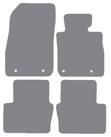 Mazda CX-3 2015 onwards Grey Premium Carpet Tailored Car Mats NV HITECH