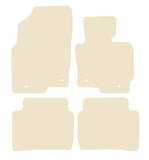Mazda CX-5 2012-2017 Beige Luxury Velour Tailored Car Mats NV HITECH
