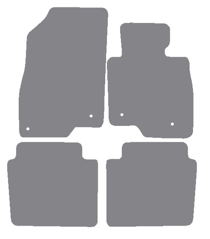 Mazda 6 Saloon 2013 onwards Grey Premium Carpet Tailored Car Mats NV HITECH