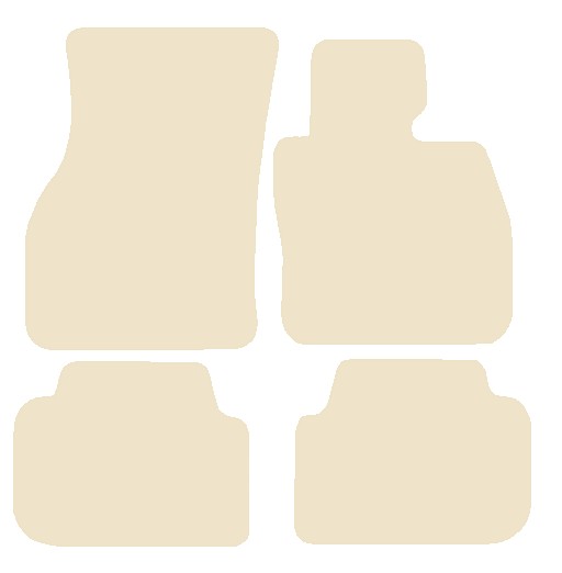 Mini Clubman F54 2015 onwards Beige Luxury Velour Tailored Car Mats NV HITECH