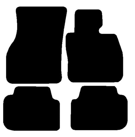 Mini Clubman F54 2015 onwards Black Luxury Velour Tailored Car Mats NV HITECH