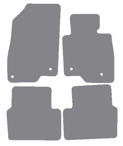 Mazda 3 2013-2018 Grey Premium Carpet Tailored Car Mats NV HITECH