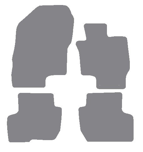 Mitsubishi Outlander Phev 2014 onwards Grey Premium Carpet Tailored Car Mats NV HITECH