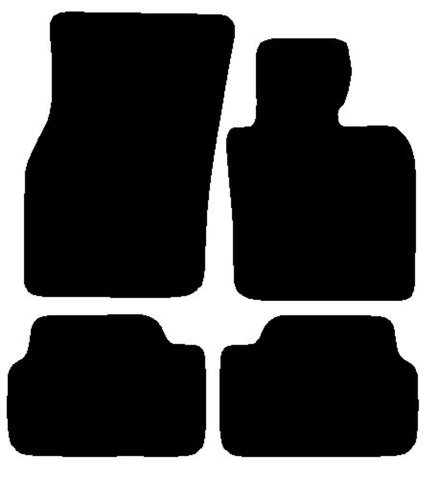 Mini Mk3 Hatchback 5dr F55 2014-2024 Black Premium Carpet Tailored Car Mats NV HITECH