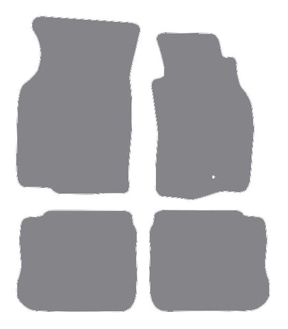 Mitsubishi Evo 6 1999-2001 Grey Premium Carpet Tailored Car Mats NV HITECH