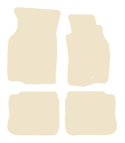 Mitsubishi Evo 6 1999-2001 Beige Luxury Velour Tailored Car Mats NV HITECH