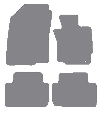 Mitsubishi Eclipse Cross Automatic 2017 onwards Grey Premium Carpet Tailored Car Mats NV HITECH