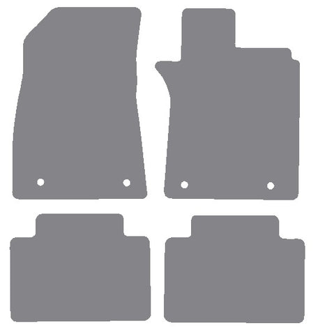 MG GS 2015 onwards Grey Premium Carpet Tailored Car Mats NV HITECH