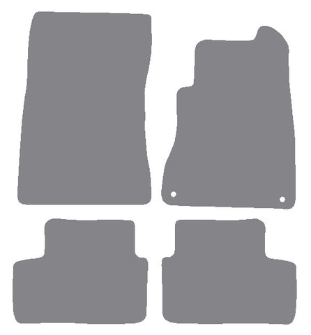 Mercedes A Class (W177) 2018 onwards Grey Premium Carpet Tailored Car Mats NV HITECH