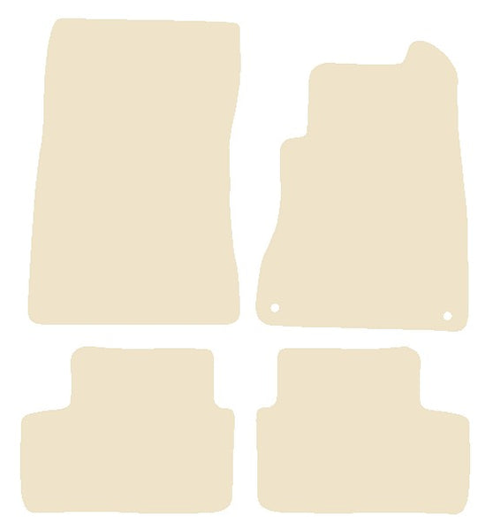 Mercedes A Class (W177) 2018 onwards Beige Luxury Velour Tailored Car Mats NV HITECH
