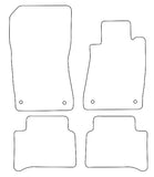 Mercedes E Class (W211) Sport 2002-2009 Tailored VS Rubber Car Mats