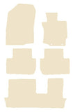 Mitsubishi Outlander Automatic MPV 2012 onwards Beige Luxury Velour Tailored Carpet Car Mats NV HITECH