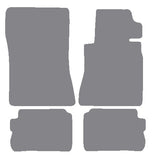 Mercedes S Class (W126) Coupe 1982-1992 Grey Premium Carpet Tailored Car Mats NV HITECH