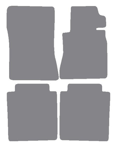 Mercedes S Class (W126) Saloon LWB 1982-1992 Grey Premium Carpet Tailored Car Mats NV HITECH
