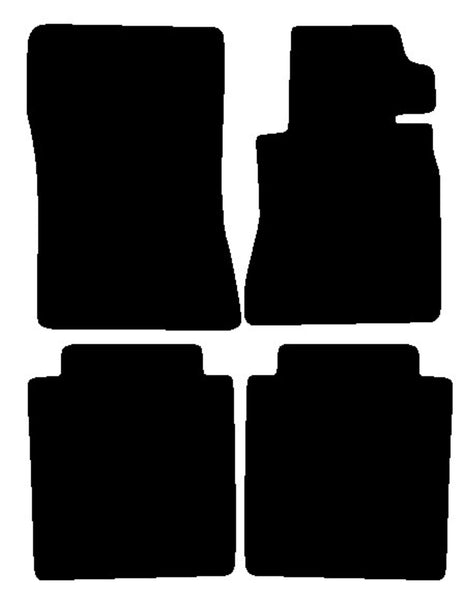 Mercedes S Class (W126) Saloon LWB 1982-1992 Black Premium Carpet Tailored Car Mats NV HITECH