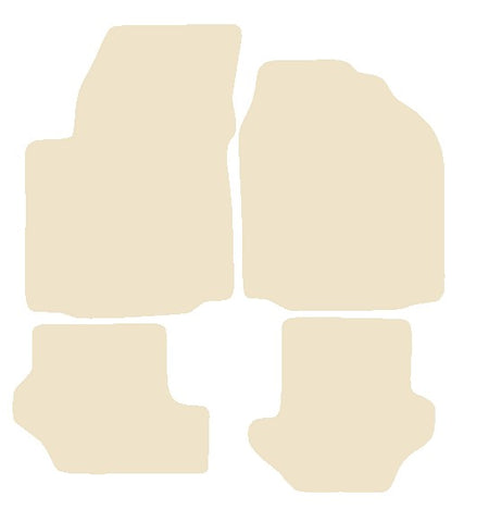 Mazda 121 1996-1999 Beige Luxury Velour Tailored Car Mats NV HITECH