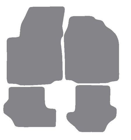 Mazda 121 1996-1999 Grey Premium Carpet Tailored Car Mats NV HITECH