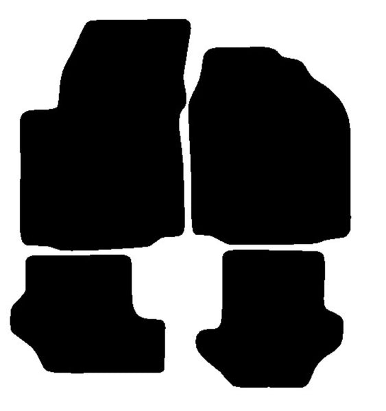 Mazda 121 1996-1999 Black Premium Carpet Tailored Car Mats NV HITECH