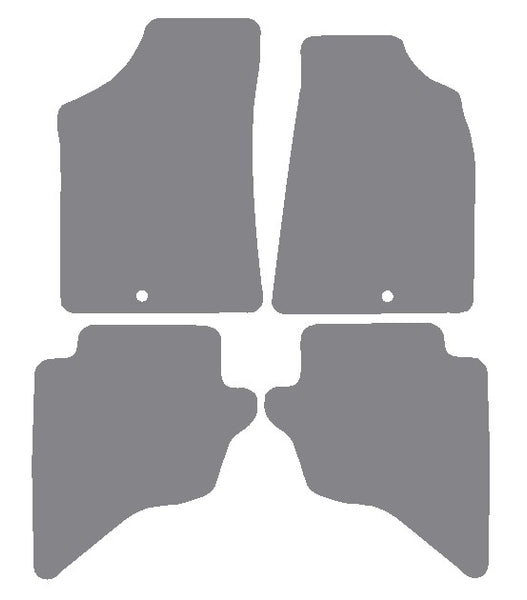 Mazda B-Series Pick Up 1998-2006 Grey Premium Carpet Tailored Car Mats NV HITECH