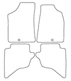 Mazda B-Series Pick Up 1998-2006 Tailored VS Rubber Car Mats