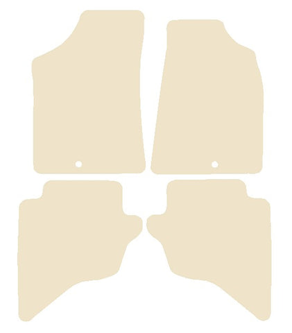 Mazda B-Series Pick Up 1998-2006 Beige Luxury Velour Tailored Car Mats NV HITECH