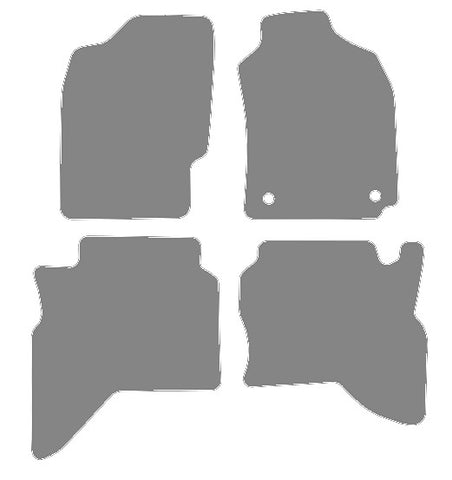 Mitsubishi Shogun Sport 1996-2008 Grey Premium Carpet Tailored Car Mats NV HITECH