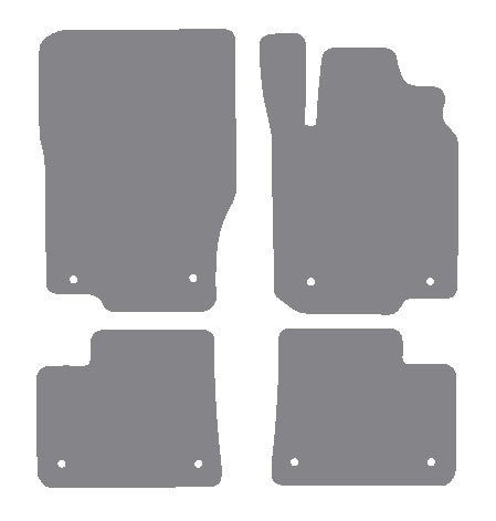 Mercedes GLE Class (W166) 2012-2019 Grey Premium Carpet Tailored Car Mats NV HITECH