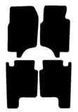 Mitsubishi Shogun LWB 1991-2000 Black Premium Carpet Tailored Car Mats NV HITECH