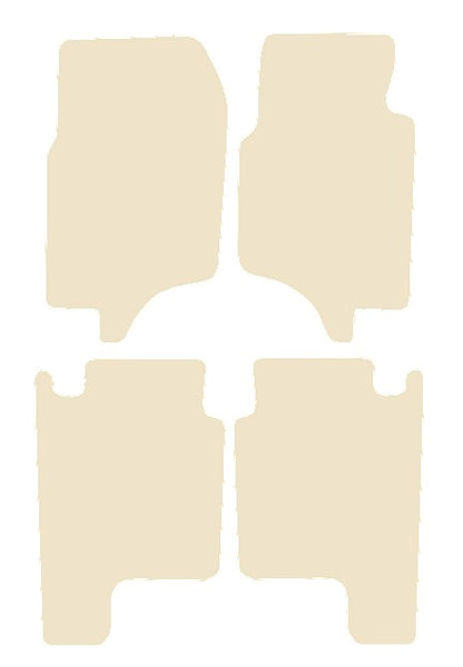 Mitsubishi Shogun LWB 1991-2000 Beige Luxury Velour Tailored Car Mats NV HITECH