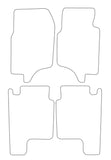 Mitsubishi Shogun LWB 1991-2000 Tailored VS Rubber Car Mats