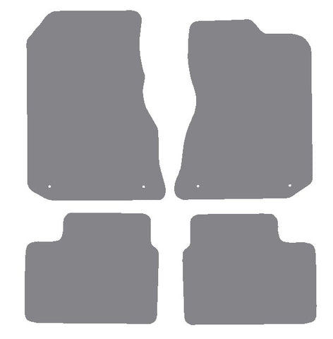 MG ZT V8 With Eyelets 2001-2005 Grey Premium Carpet Tailored Car Mats NV HITECH